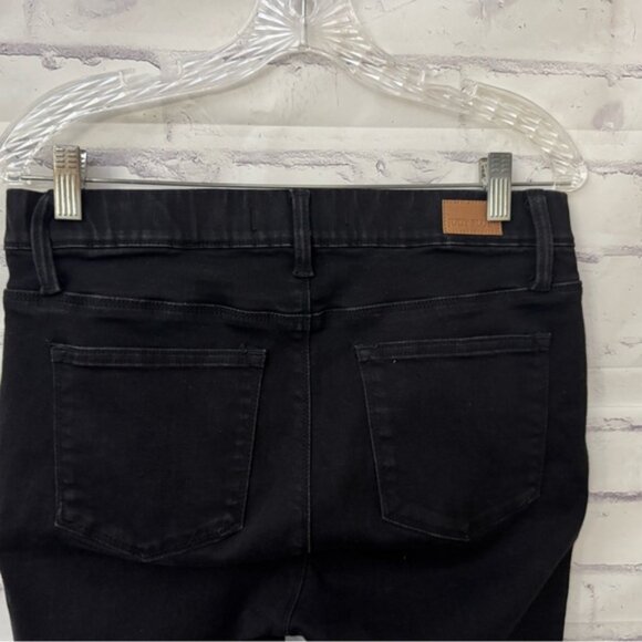 Judy Blue 9/29 Black Skinny Fit Jeggings Pull On‎ Elastic Waist Jeans Stretch - Picture 3 of 8